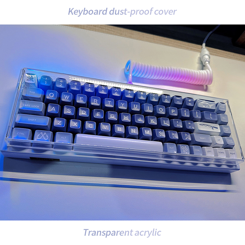 Gaming Keyboard Budget - Акриловая клавиатура, прозрачная защитная задняя крышка