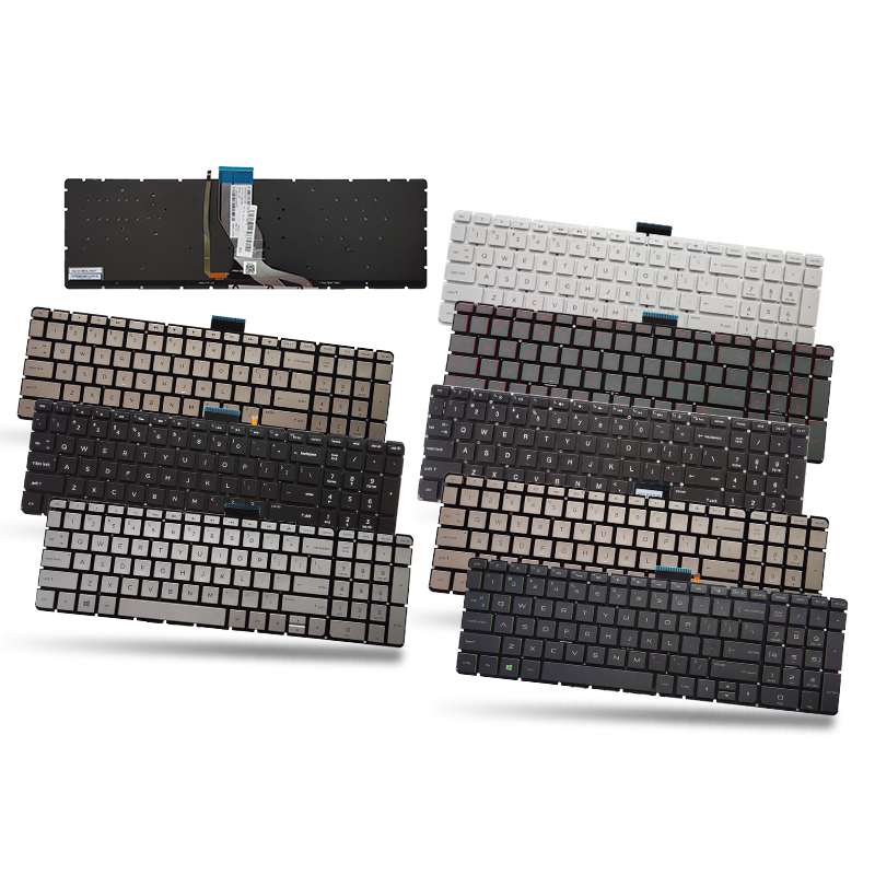 Gaming Keyboard E Yooso - Клавиатура США для HP Pavilion 15-ab500