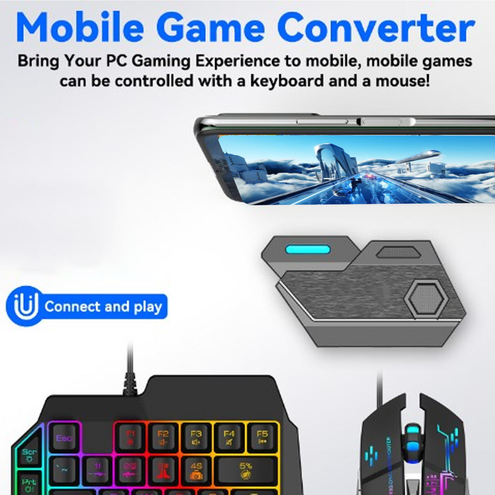 Комбинированный пакет для моби – обзор и цена Gaming Keyboard And Mouse Mobile